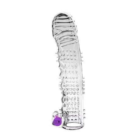 واقي محفز بشكل طبيعي مع اهتزاز – تصميم واقعي ومثير Realistic Vibrating Sleeve with Texture