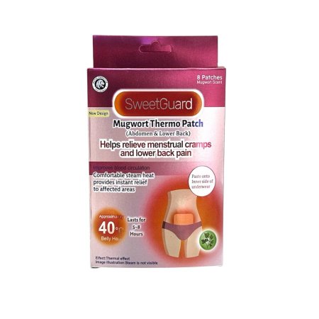 لاصقات حرارية SweetGuard لآلام الدورة (8 لصقات)
