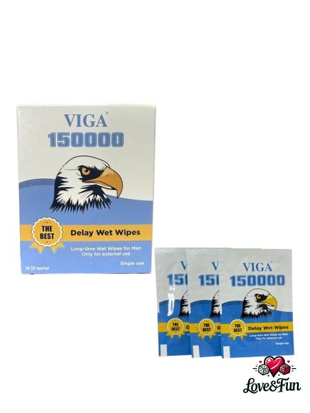 VIGA Delay Wet Wipes – مناديل تأخير فيغا للرجال