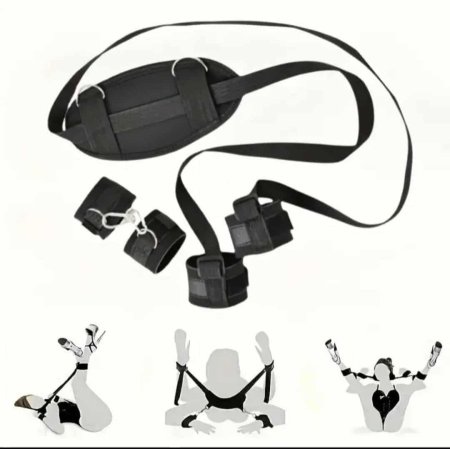 حزام جلدي دعم مريح مع مساند للقدمين